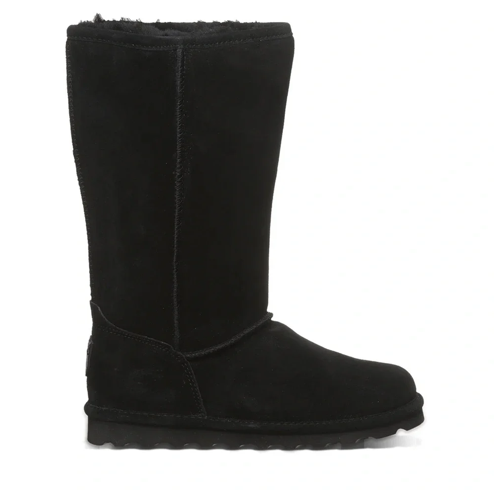 BEARPAW Elle Tall Black Boots - Picture 2 of 6